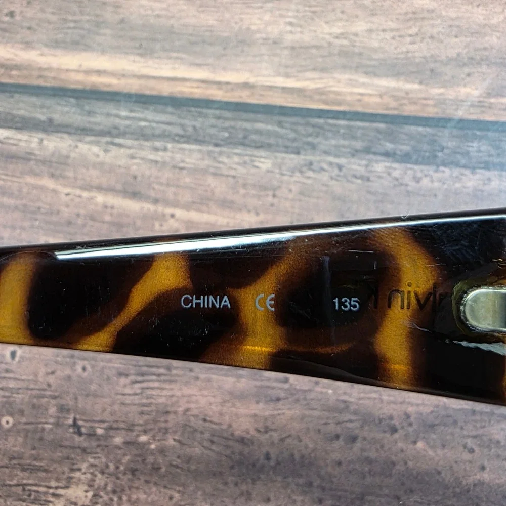 Calvin Klein R579S 206 Tortoise Shell Rectangle Eyeglasses Frames‎ 135mm